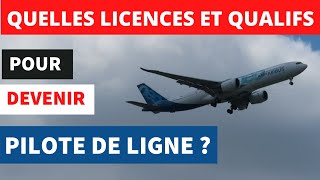 Comment devenir pilote de ligne  Licences qualifs ATPL CPL IR [upl. by Nosna]