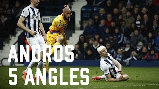 Andros Townsends solo goal v West Brom 04032017 [upl. by Ocinemod835]