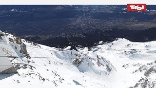 Nordkettenbahn Innsbruck cable car [upl. by Zeuqcaj71]