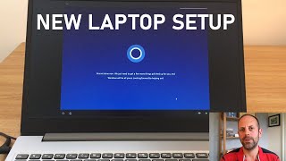 New Windows 10 Laptop Setup TUTORIAL  Lenovo Ideapad 3  STEP BY STEP [upl. by Schoening]