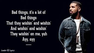 Drake  GODS PLAN Lyrics Drake [upl. by Michal150]