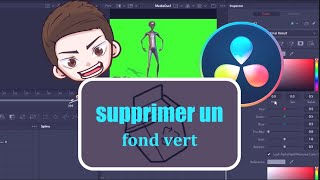 Comment supprimer un fond vert Davinci Resolve [upl. by Kathy]