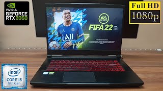 FIFA 22 PC Gameplay i5 9300H amp RTX 2060 [upl. by Hcra]