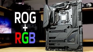 RGB Lighting Perfected ASUS Maximus VIII Formula Review [upl. by Risley544]