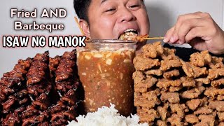 ISAW NG MANOK  FILIPINO STREETFOOD  MUKBANG PHILIPPINES [upl. by Fast]