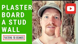 Plasterboard A Wall Boarding for Beginners [upl. by Ytram231]