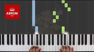 The Detective  ABRSM Piano Grade 1 2021 amp 2022 C3  Synthesia Piano tutorial [upl. by Neelrac]