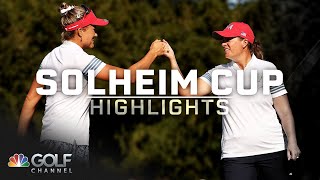 2024 Solheim Cup Day 2 Foursomes  EXTENDED HIGHLIGHTS  91424  Golf Channel [upl. by Cutcheon451]