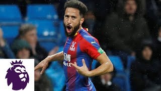 Andros Townsend scores worldclass volley against Man City  Premier League  NBC Sports [upl. by Lekim]