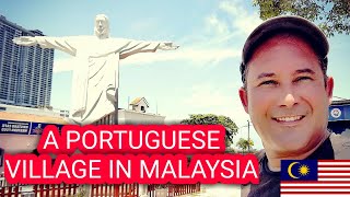 A visit to the Portuguese Village in Melaka Malacca  KAMPUNG PORTUGIS  MALAYSIA TRAVEL VLOG [upl. by Gibrian]