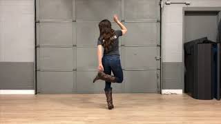 Footloose Line Dance Instruction [upl. by Dilaw]