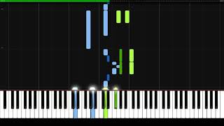 Asturias Leyenda  Isaac Albeniz  Piano Tutorial  Synthesia  How to play [upl. by Docia]