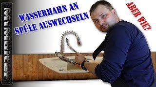 Wasserhahn an der Spüle auswechseln  Küchenarmatur wechseln  So gehts [upl. by Kraus39]