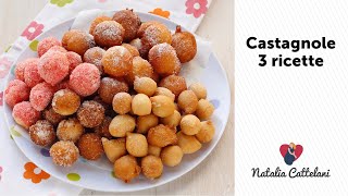 CASTAGNOLE DI CARNEVALE  Ricetta fritta e al forno  Natalia Cattelani [upl. by Aicenav596]