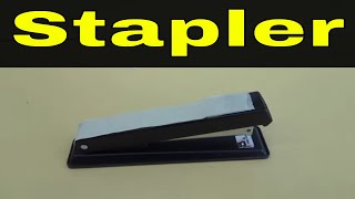 How To Use A StaplerFull Tutorial [upl. by Nel]