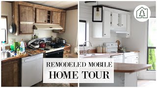 UNBELIEVABLE SINGLE WIDE MOBILE HOME RENOVATION  Before and After  Mobile Home Investing [upl. by Aihseuqal]