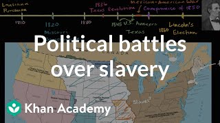 Slavery and Missouri Compromise in early 1800s  US History  Khan Academy [upl. by Jolenta]