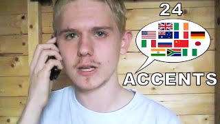 The English Language In 24 Accents [upl. by Dymphia671]