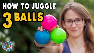 Learn to JUGGLE 3 BALLS  Beginner Tutorial [upl. by Kushner]