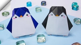 Origami penguin Paper crafts [upl. by Breban]