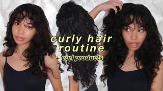 curly hair routine  products I use 🌟 Philippines [upl. by Stolzer]