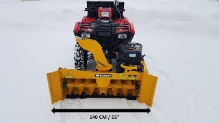 Rammy Snowblower 140 ATV [upl. by Eirtemed]