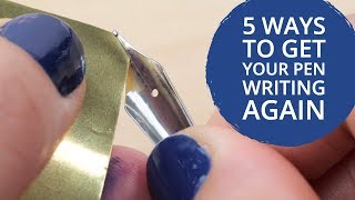 5 Ways to Get Your Pen Writing Again [upl. by Bruno538]