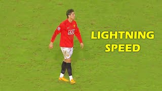 Cristiano Ronaldos LEGENDARY Speed at Manchester United [upl. by Nonnag]