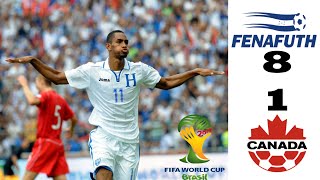 Eliminatoria Brasil 2014  Honduras 8 vs Canada 1  Oct 16 2012  1080p Full HD [upl. by Yard435]