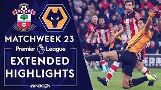 Southampton v Wolves  PREMIER LEAGUE HIGHLIGHTS  1182020  NBC Sports [upl. by Attenauq]