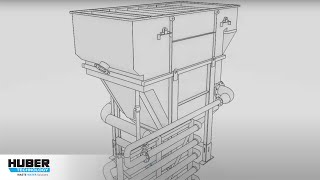 HUBER Dissolved Air Flotation Plant HDF  Animation [upl. by Qerat]