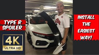 Type R Spoiler Install the easiest way [upl. by Rehsu]