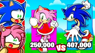 SONIC vs AMY Power Level Comparison [upl. by Serles903]