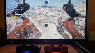 How To Split Screen On Warzone [upl. by Anihta68]