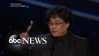 Biggest moments from historic 2020 Oscars l ABC News [upl. by Eillib]