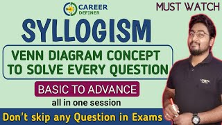 Syllogism Complete Chapter For Bank Exams  Syllogism Concepts amp Tricks  IBPSRRBSBI PO amp Clerk [upl. by Atiuqahc]