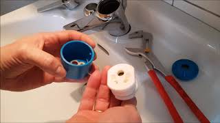 Wasserhahn reparieren und entkalken Einhebelmischer How to repair a water tap Tap washer [upl. by Haim]