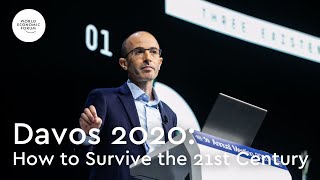 Yuval Noah Harari How to Survive the 21st Century Davos 2020 [upl. by Llehsam288]