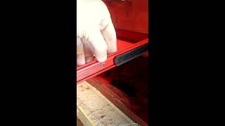 How to remove tool box drawers with friction slides [upl. by Tecla]