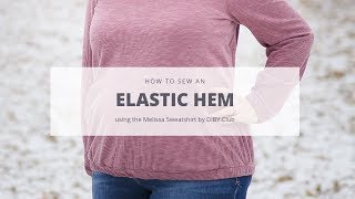 How to Sew an Elastic Hem [upl. by Aihsenad]