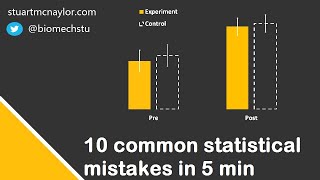 Ten Statistical Mistakes in 5 Min [upl. by Nnagrom742]