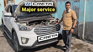 Hyundai Creta petrol Major Service [upl. by Nottirb]