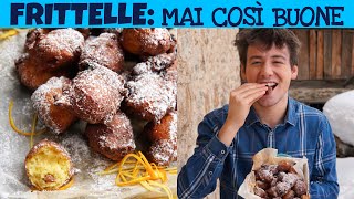 FRITTELLE DOLCI DI CARNEVALE mai mangiate così buone e soffici  ricetta facile  Davide Zambelli [upl. by Parsons927]