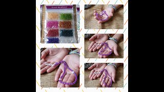 How to make a Tasbih  DIY Tasbih making Ideas  Ramadan Decoration Part 3  Prayer Beads Tutorial [upl. by Clancy659]