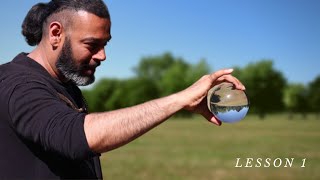 HOW TO MAKE A BALL FLOAT  lesson 1 contact juggling [upl. by Eelrehpotsirhc]