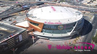 Official TMobile Arena Construction TimeLapse [upl. by Eenitsed]