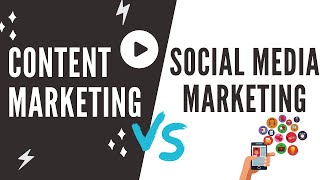 Content Marketing VS Social Media Marketing Whats The Difference [upl. by Lorene]