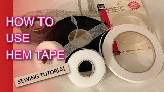 Hem Tape How To Use FAQs And Tips [upl. by Hsot]