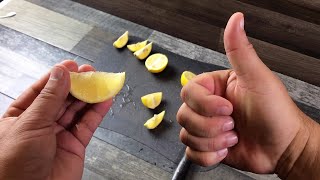 How to Cut a Lemon The Right Way [upl. by Sanborne]