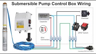 How to Wire Submersible Motor Control Box  By quotELEKTRICAR 1quot [upl. by Jolda259]